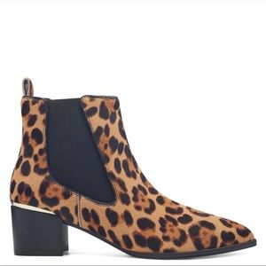 Nine West Leopard Print Bootie